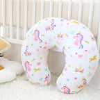 Pea Pod Nursing Pillow Cover Soft & Stretchy Removable Slipcover for Breastfeeding Pillows, Comfortable Nursing Pillow Case for Newborn, Snug Fit, Washable Feeding Pillow Slipcovers in Cute Unicorn
