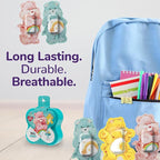 BioSwiss Care Bears Bandages, Classic Care Bear Shaped Self Adhesive Bandage, Latex Free Sterile Wound Care, Fun First Aid Kit Supplies for Kids, 50 Count