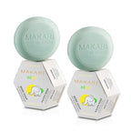 MAKARI Baby Soap 2 Pack (5.4oz) | Moisturizing Daily Bar Soap for Delicate Skin | Mild Cleansing Children’s Bath Bar With Shea Butter and Non-Irritating Botanical Ingredients