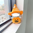 Halloween Clothes for LABUBU 17cm Doll (NO Doll),Outfit for LABUBU,Dress and Hairpin Set for LABUBU Dress Up,Accessories for LABUBU