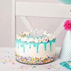 CAVETEE Mini Crown Cake Topper, Small Princess Tiara Crystal Crown Flower Bouquets Accessories for Cake Topper, Flower Arrangements and Decorations (silver)