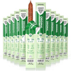 Mission Meats 100% Certified Organic Beef Sticks – Pasture-Raised, Zero Sugar, Non-GMO, Healthy Individually Wrapped Meat Sticks Snack, 0.75oz (24 Count)