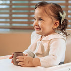 | Teenie Tiny™ Silicone Developmental Baby-Led Weaning Drinking Cups (2 pack) (Mauve and Blue Fusion)