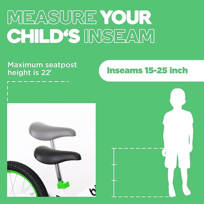 Balance Bike: for Big Kids Aged 4, 5, 6, 7, 8 and 9 Years Old - No Pedal Sport Training Bicycle | 16inch Wheel