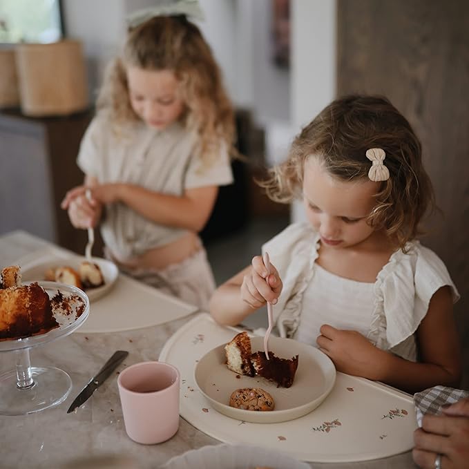 mushie Dinnerware Cups For Kids | Made in Denmark, Set of 2 (Blush)