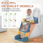 Potty Training Seat, Toddler Toilet Seat for Little Boys Girls, Potty Training Toilet with Urinals, Toddler Step Stool Ladder and Splash Guard