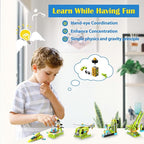 makerzoid Building Robot Kit, 370+ Educational DIY Building Blocks, 100+ Models STEM Robot Toy for Kids Ages 6+, Birthday Christmas Graduation Gift for Boys Girls