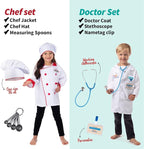 Born Toys Dress Up & Pretend Play Kids Costumes Set Ages 3-7, Washable Kids Dress Up Clothes for Play