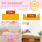 Booster Seat for Kitchen Chair with Adjustable Straps, Toddler Booster Seats for Dining Table Portable for Travel Camping Eating, Booster Cushion for Table for Baby Child Infant Kid Boy Girl