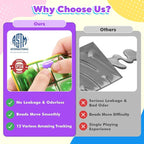 12-Pack Sensory Maze Fidget Toys for Kids & Adults: Quiet Squishy Calming Tools for Autism Children - Anxiety Fidgets for Travel & Office - Classroom Must Haves & Treasure Rewards Party Favors