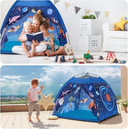 Space World Play Tent Galaxy Dome Playhouse for Boys and Girls Imaginative Play-Astronaut Space for Kids Indoor and Outdoor Fun, Perfect Kid’s Gift- 47" x 47" x 43"