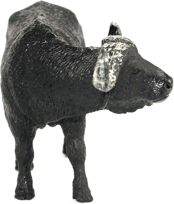 FUNSHOWCASE African Jungle Animals Buffalo Toy Figure Realistic Plastic Figurine Height 2.6-inch