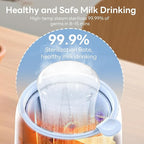 Baby Bottle Warmer, 8-in-1 Fast Bottle Warmer for Breastmilk and Formula,Feeding Baby Essentials at Home Use, Milk Warmer for New Born Baby Bottles(Blue)