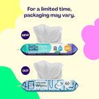 Hello Bello Extra Gentle Unscented Baby Wipes, Plant Based, Made with 99% Water and Aloe for Babies and Kids, 720 Count