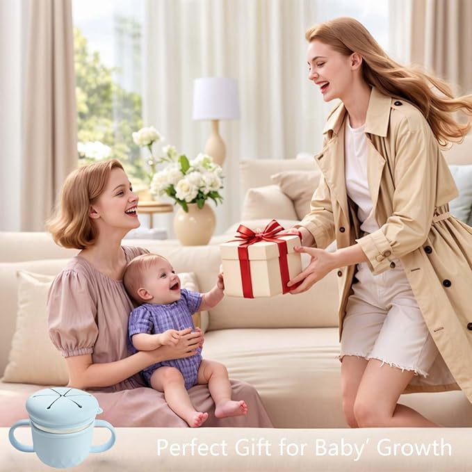 Toddler Cups Spill Proof,Toddler Snack Cups No Spill,304 Stainless Steel Snack Containers with Silicone Petal Lid for Kids,Snack Holder,BPA-Free, Dishwasher Safe