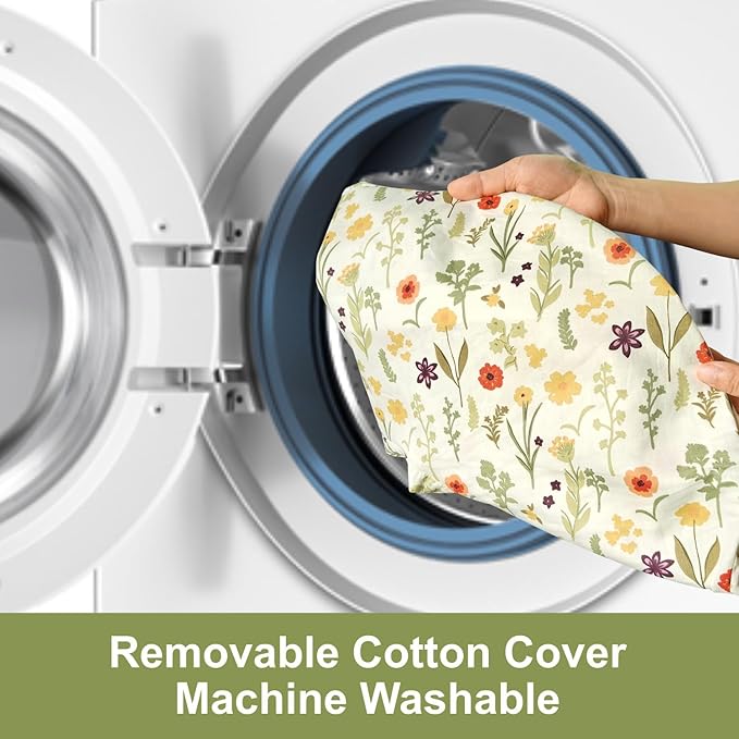 Nursing Pillow, Ergonomic Support Breastfeeding Pillow for Easier Breast Feeding and Bottle Feeding, Baby Feeding Pillow with Machine Washable Cotton Cover (Leave)