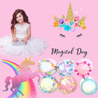 Unicorn Bath Bombs with Surprise Inside for Kids Girls, Bath Bombs Surprise Birthday Gifts Unicorn Gifts for Kids Girls with Jewelry Toys Inside