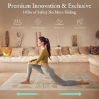 PopsyKosy Super 1 Inch Thick Premium Quality Exercise & Baby Foam Play Mats - Expandable & Large Non-Toxic Odorless Floor Mat - 6 Tiles Spacious 6x4ft - Peel-Resistant - Desert Sand