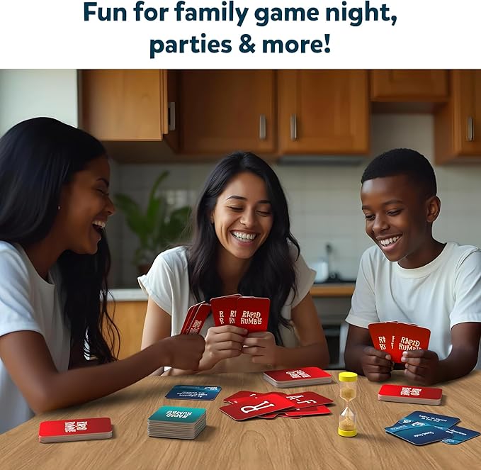 Skillmatics Rapid Rumble - A Trip Around The 50 States, Fast-Paced Board Game for Kids, Teens & Adults, Fun for Family Game Night & Educational Toy, Quick-Thinking, Gifts for Kids Ages 8, 9, 10 & Up