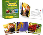 Menique Wild Animals Memory Matching Game – Spanish Edition – 80 Cards (40 Pairs) with Real Photos – Educational Game in Spanish for Kids and Adults – Includes Booklet
