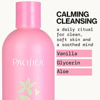 Pacifica Body Wash - Vanilla Crystal Super Hydrating Body Wash - Bath & Shower Gel - Clean Beauty, Vegan & Cruelty-Free Dermatologist Tested