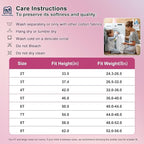 MooMoo Baby Potty Training Underwear 10 Packs Absorbent Toddler Training Pants for Boys and Girls Cotton Pee Pants 2T-9T