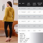 GINKANA Women's Nursing Hoodie Sweatshirt Long Sleeves Breastfeeding Maternity Tops Casual Clothes