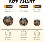 KAAYEE Wooden Puzzles for Adults, 3D Visual Effect Magic Feline Cat Wooden Jigsaw Puzzle Unique Shape Wood Puzzle Adult, 3D Effect Flat Puzzle Birthday Family Game (L-13.4 * 13.4 in-280pcs)