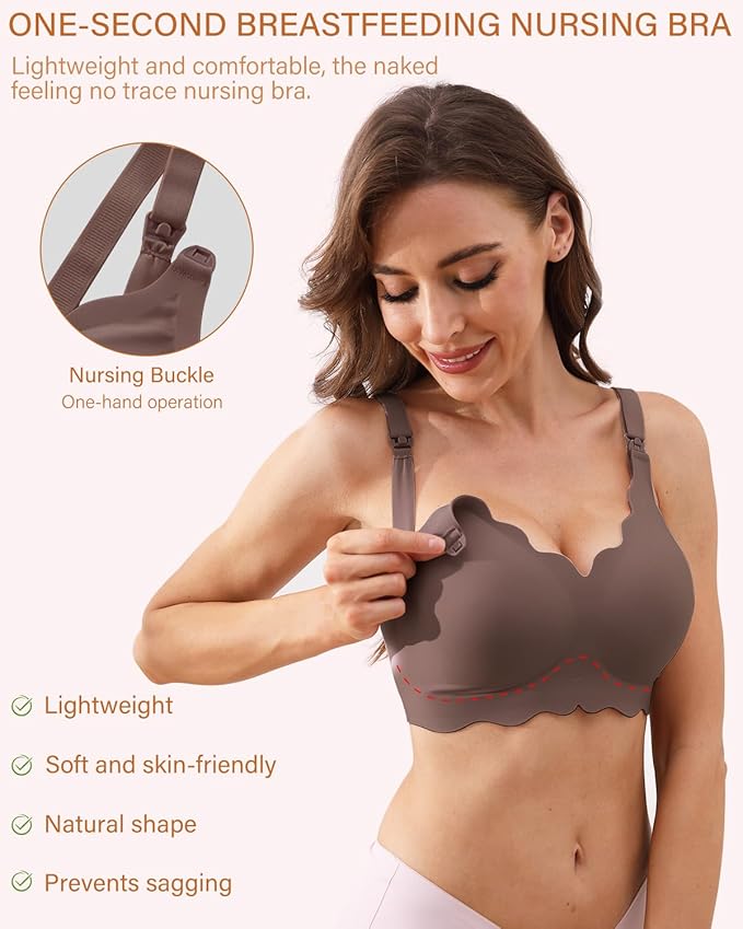 UHdod Nursing Bras for Breastfeeding, Maternity Bra for Pregnancy, Breastfeeding Bras for Women Maternity Bras for Women