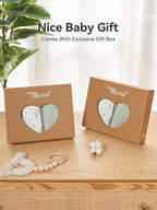 TILLYOU Muslin Changing Pad Cover for Baby Girls Boys, Soft and Breathable Cotton Diaper Changing Table Cover, 2 Pack(Daisy)