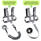 Toddler Leashes + Anti Lost Wrist Link for Kids, 4 in 1 Kid Harness Backpack Leash for Girls Boys, Reflective Kids Anti Lost Leash Cute Baby Harness Belt Strap Foldable Child Safety Leash for Park/Zoo