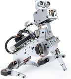 SunFounder PiDog AI Robot Dog Kit for Raspberry Pi 5/4/3B+/3B/Zero 2W, ChatGPT-4o Enabled with Voice Command & Video Recognition, App Control, FPV, 12 Servos, Gyroscope, Camera, Mic (RPI NOT Included)