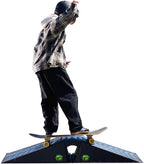 Ten-Eighty Micro Flybox Launch Ramp Set with 2 Connecting Ramps, Portable Skateboard, BMX Bike, Scooter, RC Car, Durable, Lightweight, Non-Slip Rubber Construction for Kids & Teens, Black - 56" Length