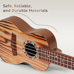 Raimy Kids Guitar Ukulele - 21in Ukulele Guitar Toys for Kids Ages 3 4 5 6 7+ Year Old Boys Girls Simulated Sound Quality Music Instruments Learning Education (Yellow)