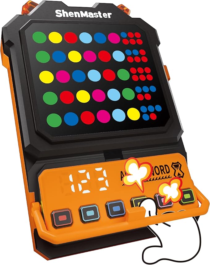 Super Decoder Game, 10000+ Colors Crack The Code-Breaking Puzzle Memory & Brain Teasers Games for Kids and Adult, Multiplayer Handheld Mastermind Travel Games, Birthday for Boys & Girls