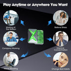 Infinite Lightning Fidget Slider Luminous Metal Magnetic Fidget Toys Adults for Stress Relief (Greenlight)