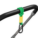 SURDOCA Baby Stroller Hooks, Stroller Clips and Hooks for Diaper Bag, Mommy Bag Hook for Stroller Heavy Duty, Universal Stroller Hanger and Strap, Stroller Accessories for Mom