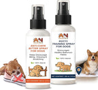 Dog Behavior Training Kit – 2-Pack No Chew Spray + Potty Training Spray – 2×150ml Behavior Correction Set for Puppies & Adult Dogs – Safe & Natural Indoor/Outdoor Training Aid
