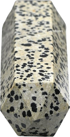 Amazing Gemstone Large Dalmatian Jasper Crystal Towers ~ Natural Healing Crystal Point Obelisk for Reiki Healing and Crystal Grid (5.5 to 6 INCH)