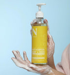 Dr. Natural Multi-Purpose Baby Plus Kids Soap - Body Wash and Shampoo - Gentle Soap with Shea Butter - Newborn Safe - Unscented - 16 oz