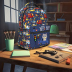 Cartoon Car Animal Backpack For Kids School Boys Girls, Bear & Traffic Light Design, Lightweight Waterproof Ergonomic Backpack For Age 3-5 5-7 7-9 9-12 School Book Bag Daypack Outdoor Play