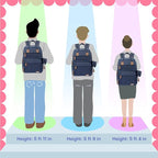 iniuniu Diaper Bag Backpack, 4 in 1 kit Large Unisex Baby Bags for Boys Girls, Waterproof Travel Back Pack with Diaper Pouch