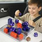 3 otters 32PCS Magnetic Building Blocks, Magnetic Cubes Portal Travel Toys for Kids Construction Sensory Toys for Toddler 3 4 5 6 7 8