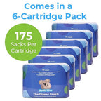 Koala Kare The Diaper Pouch™ - Diaper Disposal Sacks for Koala Baby Changing Stations, 175 Sacks per Cartridge, Model KB160-X6 (6 Pack of Cartridges)