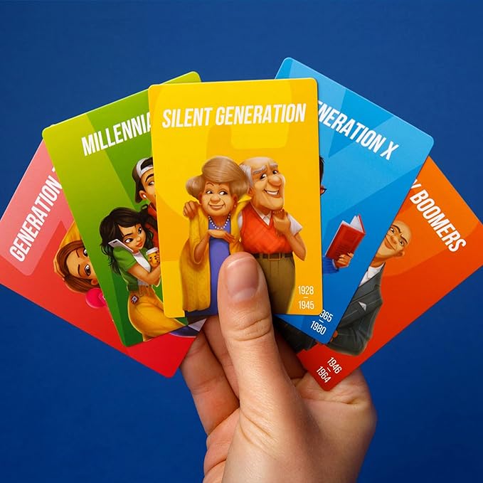 QUOKKA OK Boomer Family Generation Game Volume II - Board Game for Family Night - Trivia Card for Adults and Families - Fun Party Millennials vs Boomers for Ages 15+