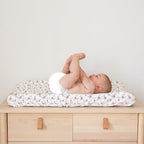 Sorrel + Fern Baby Changing Pad Cover 2-Pack for Girls (Juliette) - Premium Fitted Sheets Baby Diaper Changing Table Cover - Buttery Soft Cotton Blend