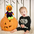 June Garden 12" Sweet Dolly Halloween Pumpkin - Stuffed Ultra Soft Baby Doll for Kids
