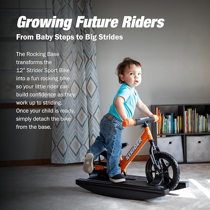 Strider 12” - Helps Teach Baby How to Ride a Balance Bicycle - for Kids 6 Months to 4 Years - Easy Assembly & Adjustments