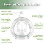 haakaa Ladybug Milk Collector 1.4oz/40ml 2pcs - Wearable Nursing Cups | Soft Breast Shells | Breastmilk Saver |Portable Letdown Catcher for Pumping On The Go Breastfeeding Moms, Protects Sore Nipples