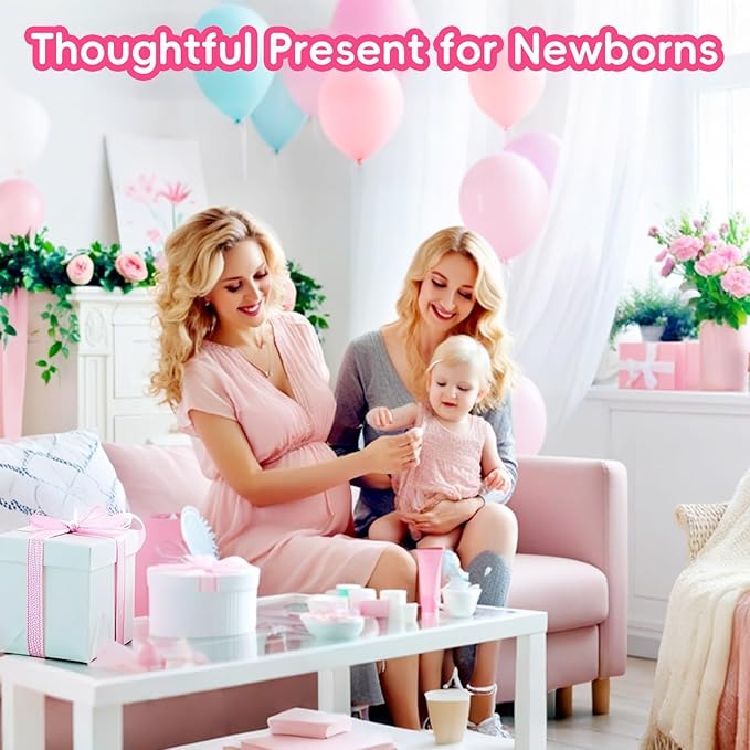 Gas and Colic Reliever for Babies, Baby Gas Colic Relief, Natural Solution for Baby Colic and Gas Relief, Safe & Effective Instant Constipation Relief for Babies, 20 Count (Pink)